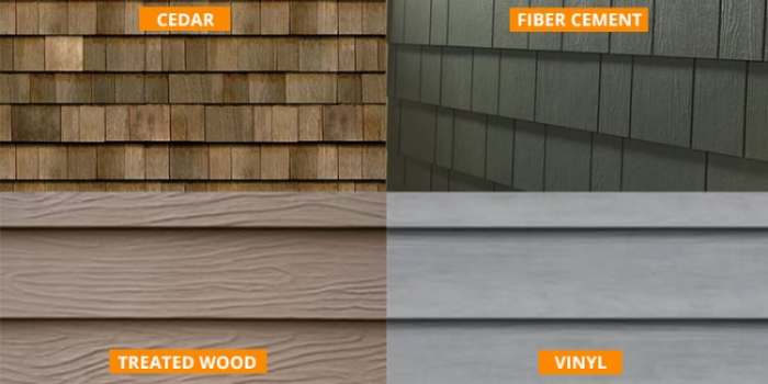 Choosing The Best Siding Type (Vinyl, Fiber Cement, Wood)